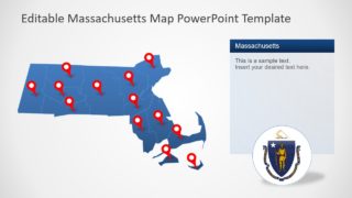 PPT Map of Massachusetts State
