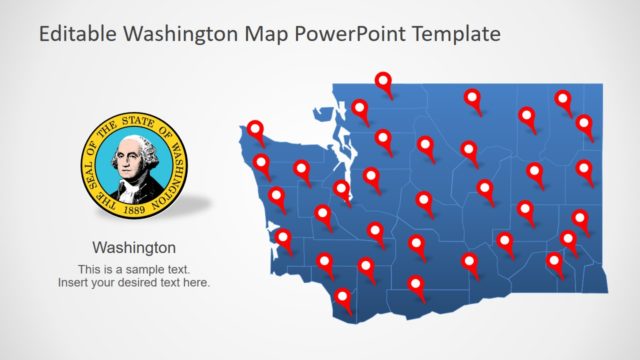 Washington State PowerPoint Map