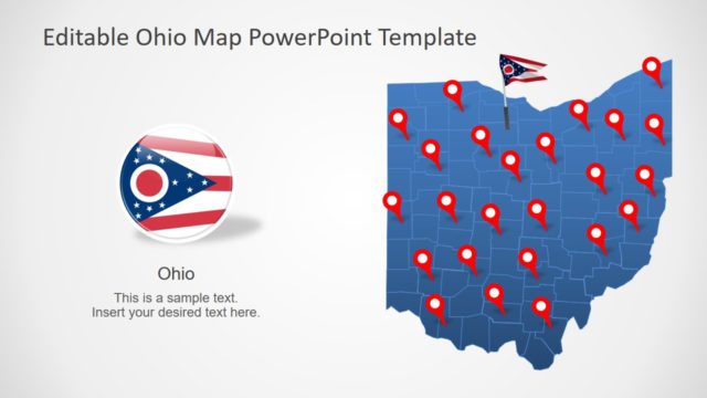 Ohio State PowerPoint Map