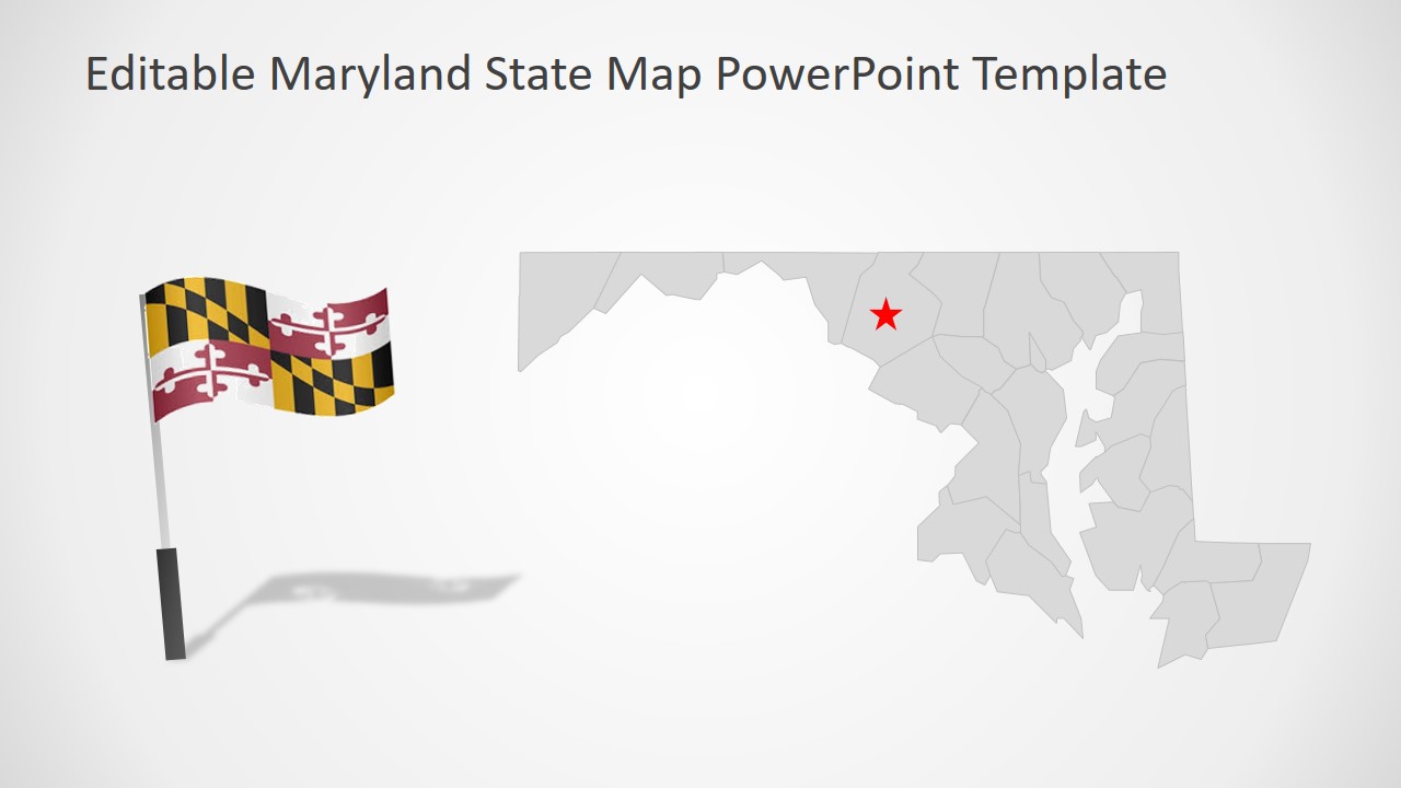 PPT Map of Maryland