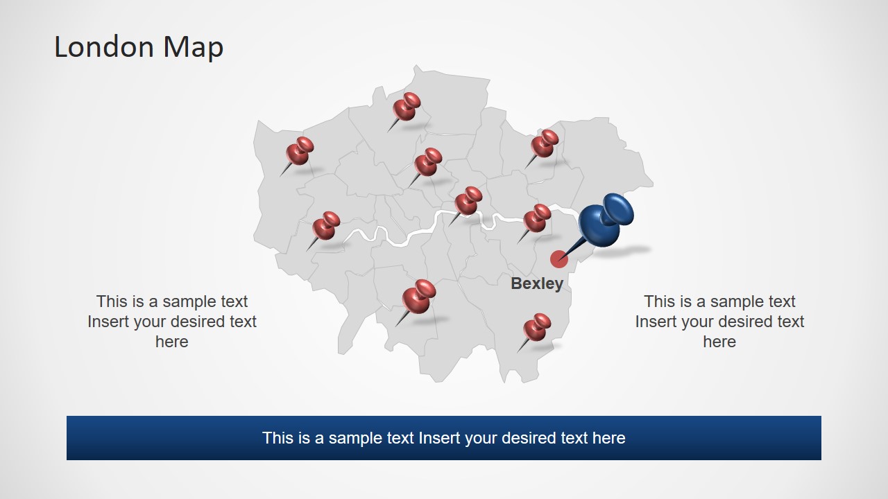Slide of London Outline Map