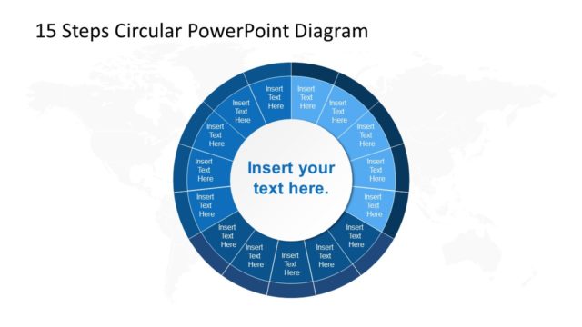 15 Steps Circular PowerPoint Diagram