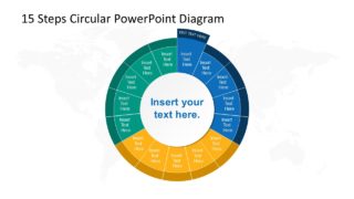 Step 1 Circular PowerPoint Diagram