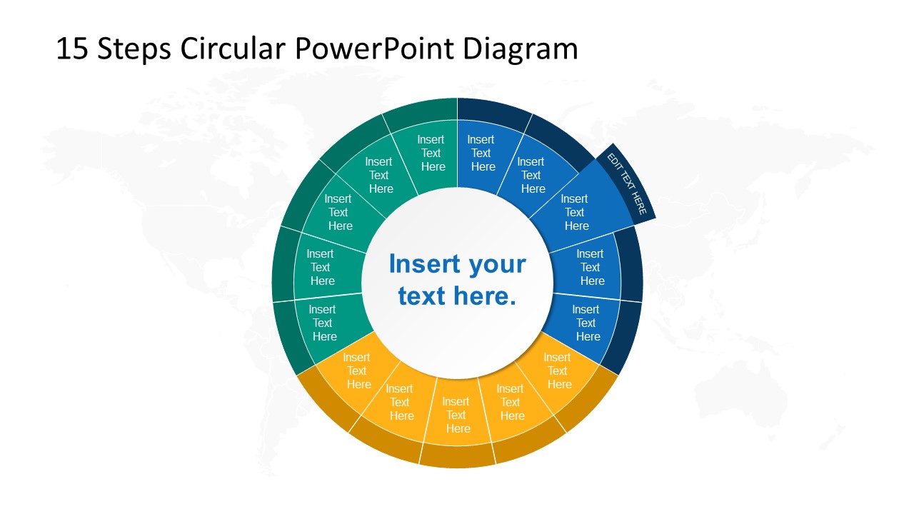 Step 3 Circular PowerPoint Diagram