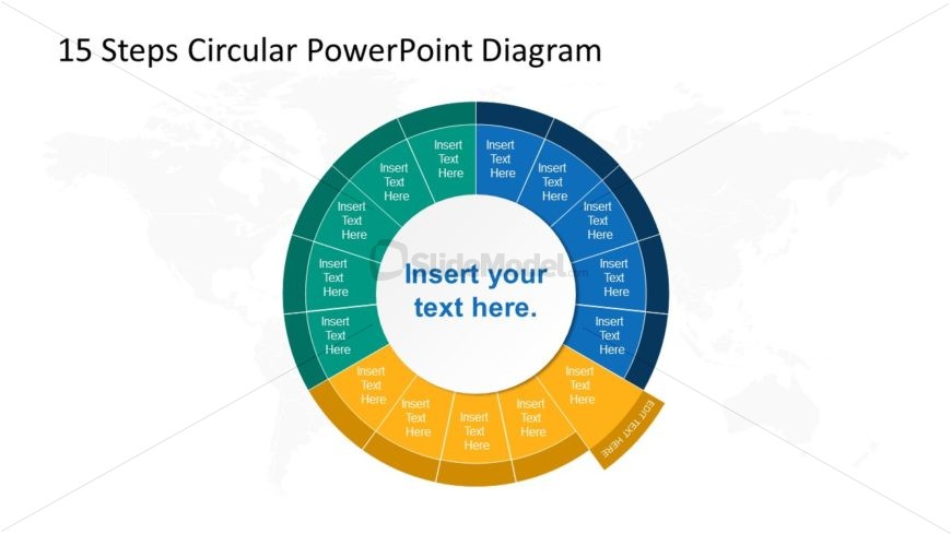 Step 6 Circular PowerPoint Diagram