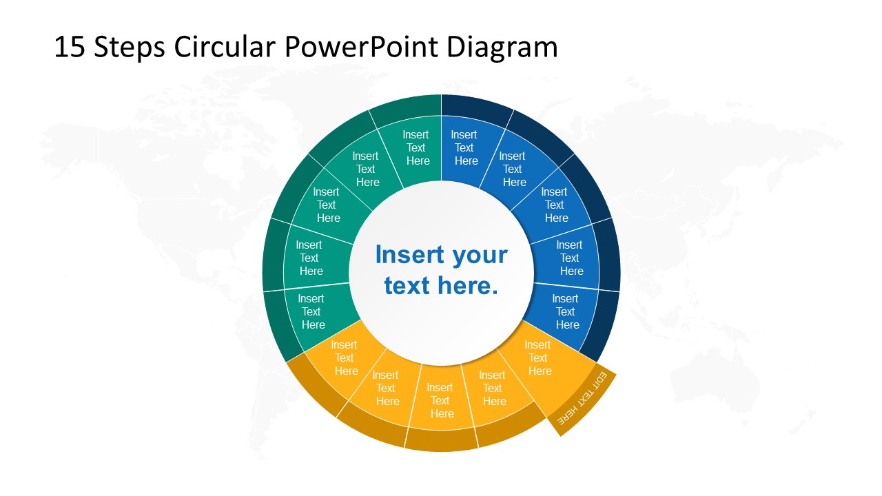 Step 6 Circular PowerPoint Diagram