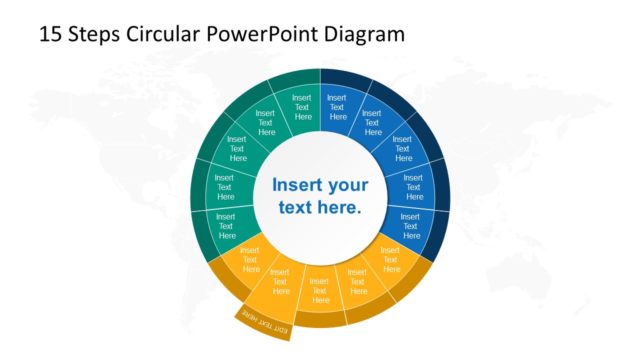 15 Steps Circular Cycle 9 Segment PPT