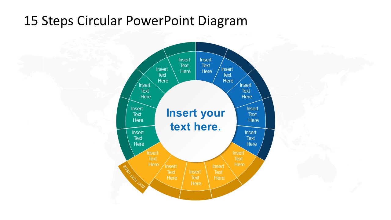 Step 10 Circular PowerPoint Diagram