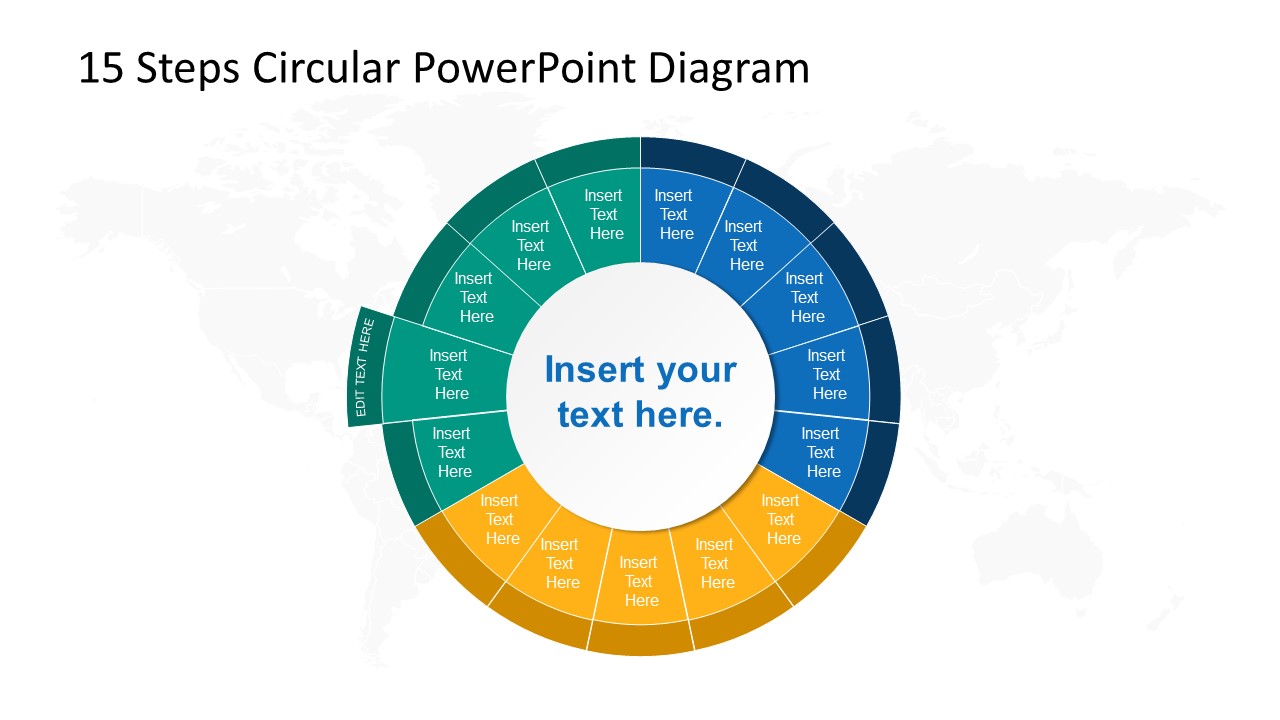 Step 12 Circular PowerPoint Diagram