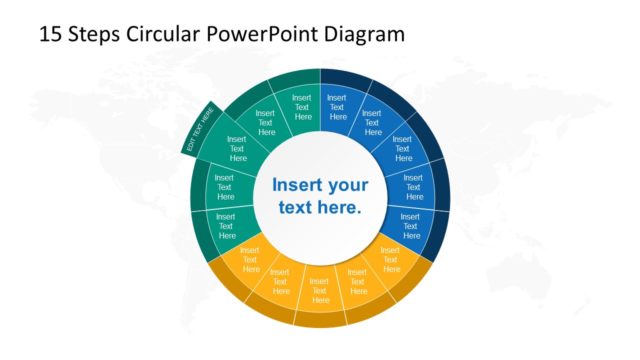 15 Steps Circular Cycle 13 Segment PPT