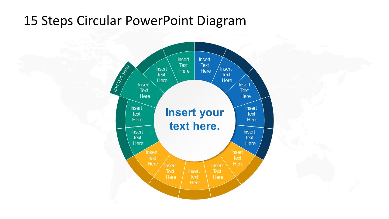Step 13 Circular PowerPoint Diagram