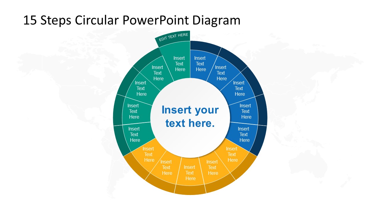Step 15 Circular PowerPoint Diagram