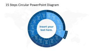 Step 5 in Circular Diagram for PowerPoint with 15 Steps