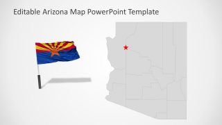 Slide of Editable Arizona Map