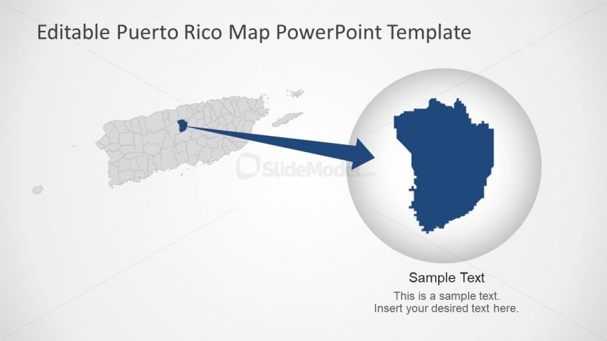 Outline Template of Puerto Rico 