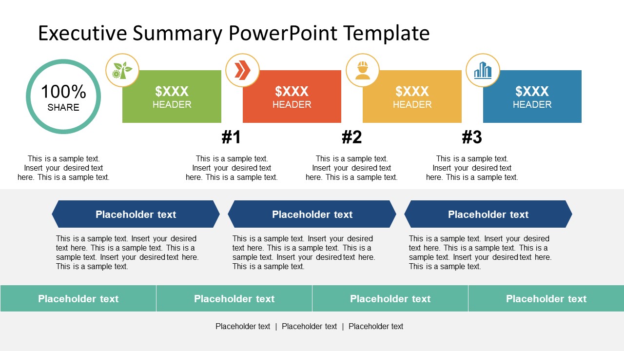 Executive Summary PowerPoint Template SlideModel