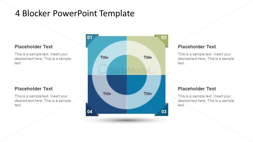 4 Blocker Style PowerPoint Slide 3
