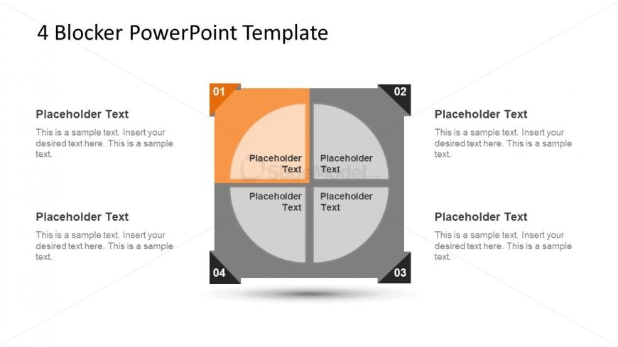 4 Blocker Style PowerPoint Slide 5