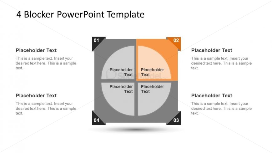 4 Blocker Style PowerPoint Slide 6