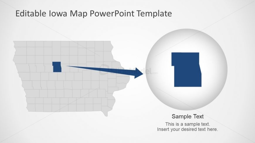 Map Template of Iowa State