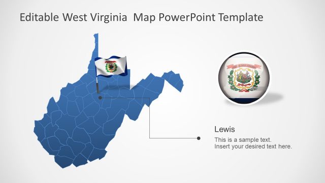 Outline Map of West Virginia PPT