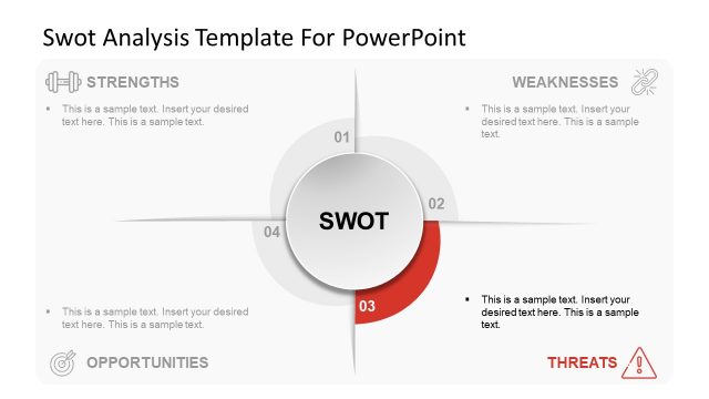 Opportunities in Helix SWOT PowerPoint