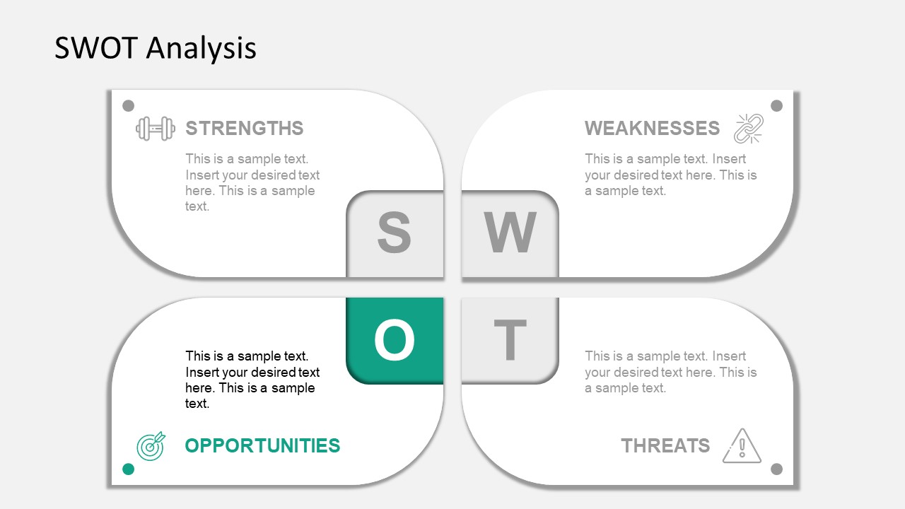 SWOT Analysis Template Infographic Quadrants PowerPoint - SlideModel