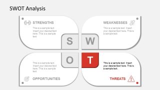Slide of Threats Infographic PowerPoint