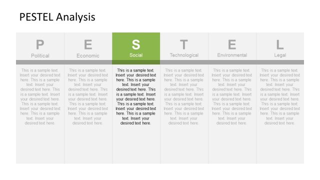 Social PESTEL Analysis Model Slide