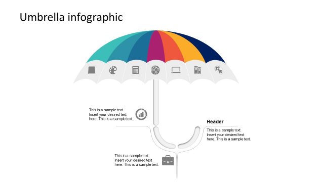 Umbrella Infographics PowerPoint Template