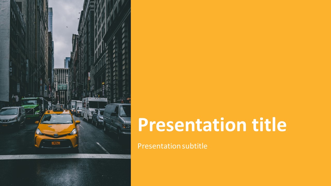 Taxi Presentation Image Cover