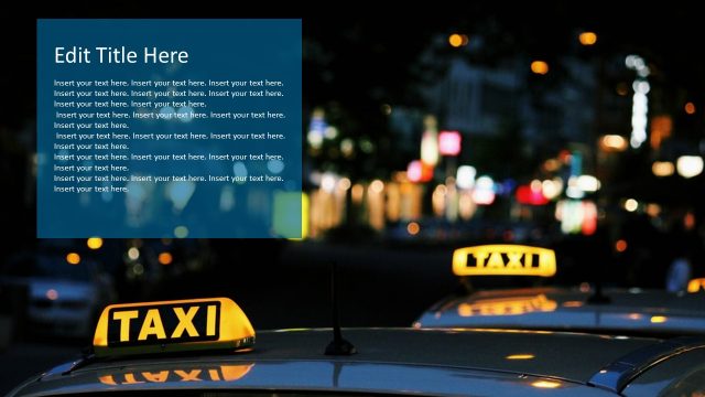 Taxi Themes Image Template Design