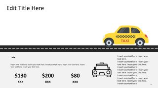 Taxi Roadmap Template Diagram