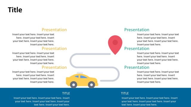 Timeline Template for Ride Hailing PPT