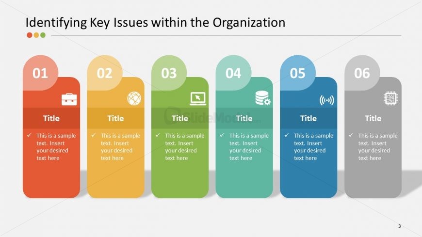 Strategy Slide of Organizational Key Issues 