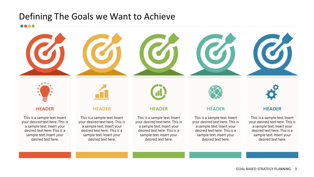 Goals Based Strategic Planning PowerPoint Templates Slides