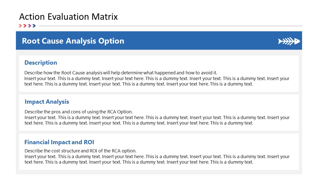Action Evaluation Matrix PowerPoint Templates SlideModel