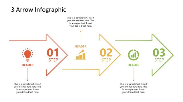 Arrows Milestone Timeline Template