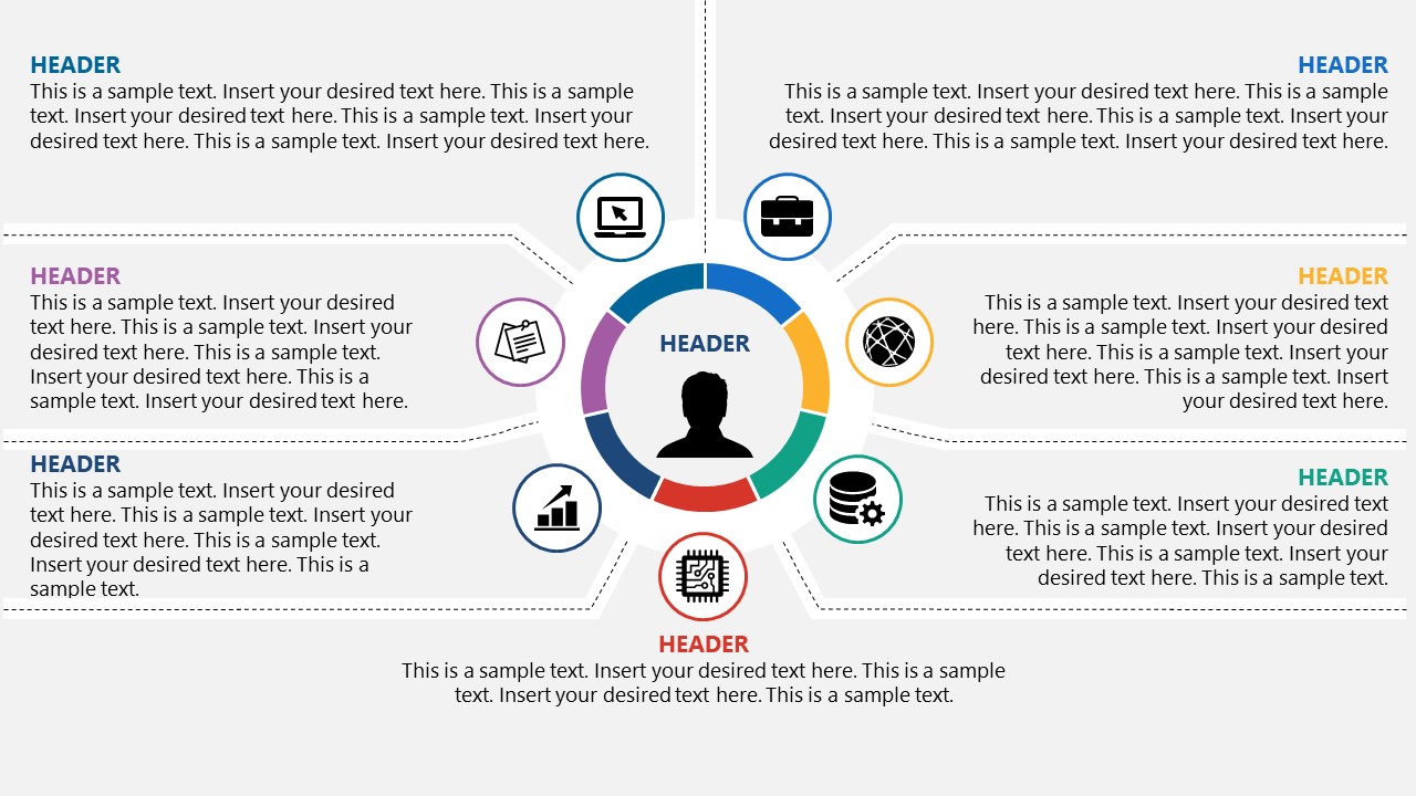 Segmented Canvas PowerPoint Diagram - SlideModel