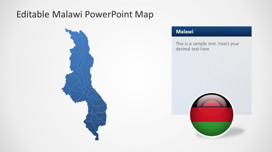 Presentation of Malawi Map Template 