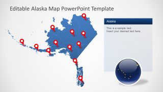 Presentation of Alaska Editable Map 