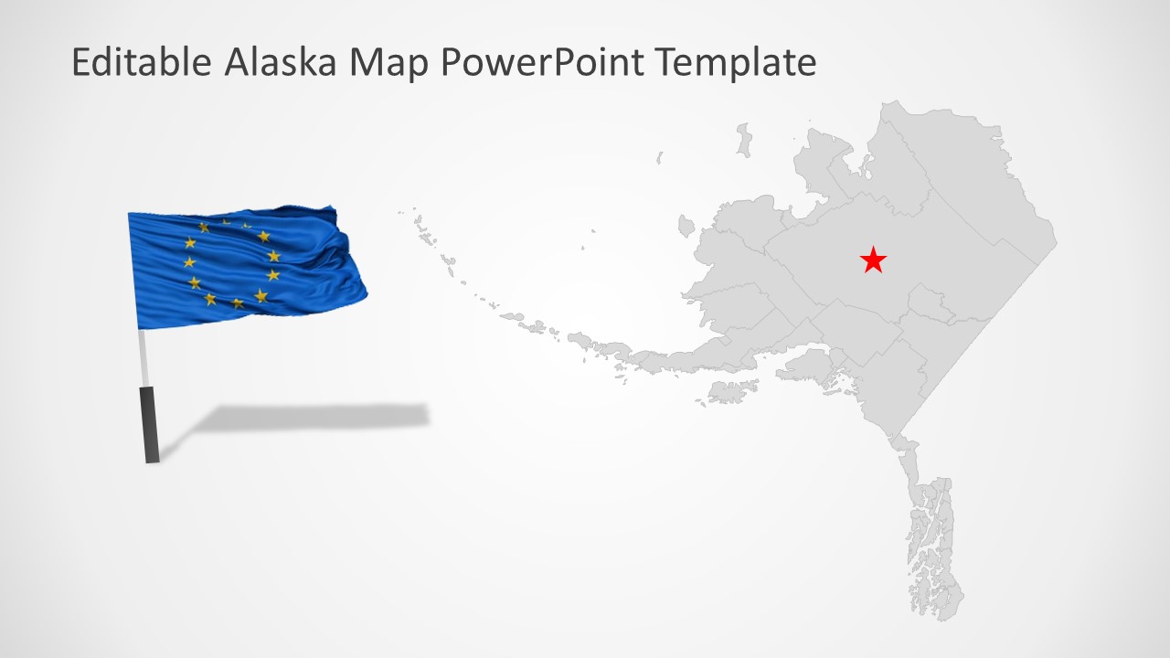 Alaska Us State Powerpoint Map Slidemodel 3448