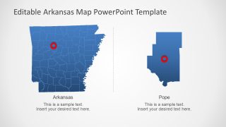 Presentation of Arkansas Map PPT