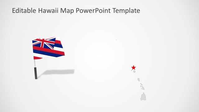 Flag and Maps of Hawaii PowerPoint