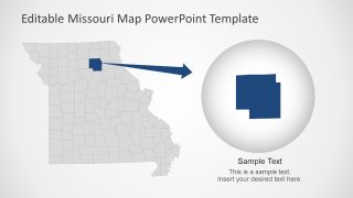 PowerPoint Zoom Map of Missouri 