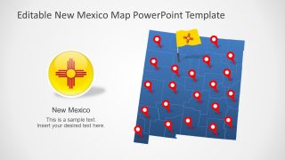 PowerPoint Map of New Mexico State