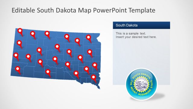 US State Outline Map PowerPoint