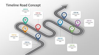 Isometric Infographic Roadmap Timeline for Projects 