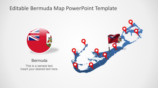 Bermuda PowerPoint Map