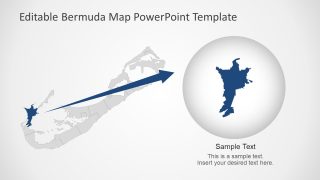 Flat Vector Bermuda Map Presentation 